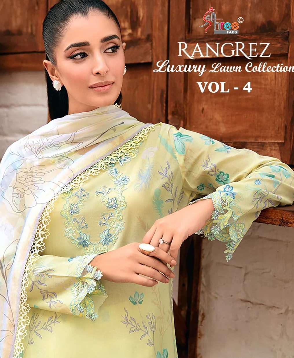 RANGREZ LUXURY LAWN VOL-04 BY SHREE